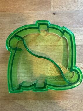 NWOT DynoBites Kids Green Plastic Dinosaur Sandwich & Cookie Cutter